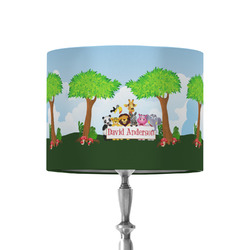 Animals 8" Drum Lamp Shade - Fabric (Personalized)