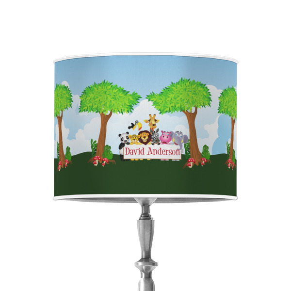 Animals 8" Drum Lampshade - ON STAND (Poly Film)