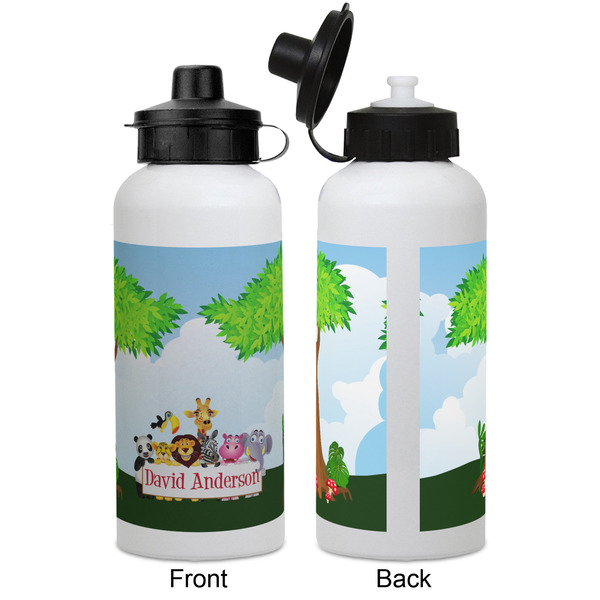 Animals Aluminum Water Bottle - White APPROVAL