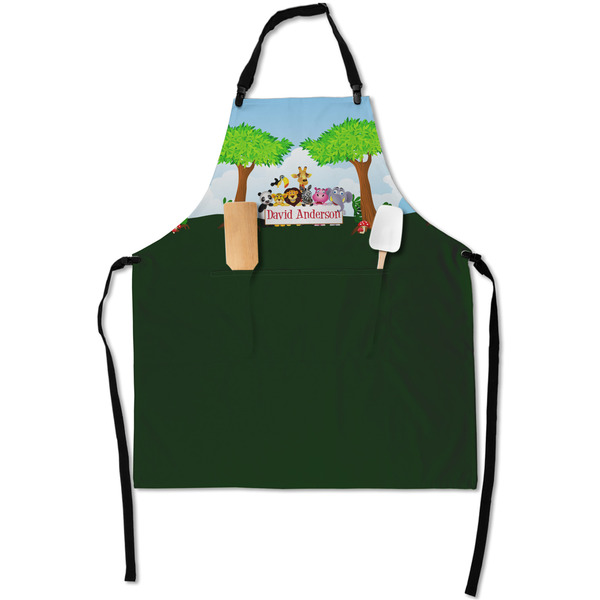 Custom Animals Apron With Pockets w/ Name or Text