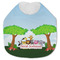Animals Jersey Knit Baby Bib w/ Name or Text