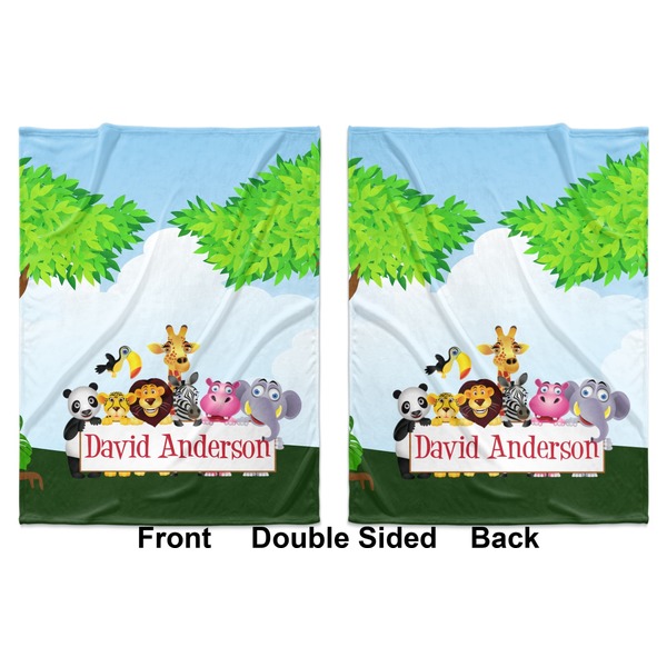 Animals Baby Blanket (Double Sided - Printed Front and Back)