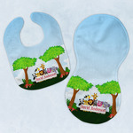 Animals Baby Bib & Burp Set w/ Name or Text