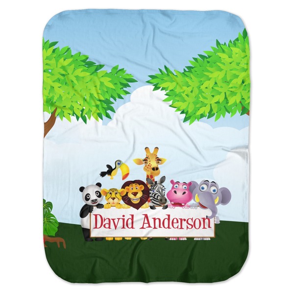 Custom Animals Baby Swaddling Blanket (Personalized)