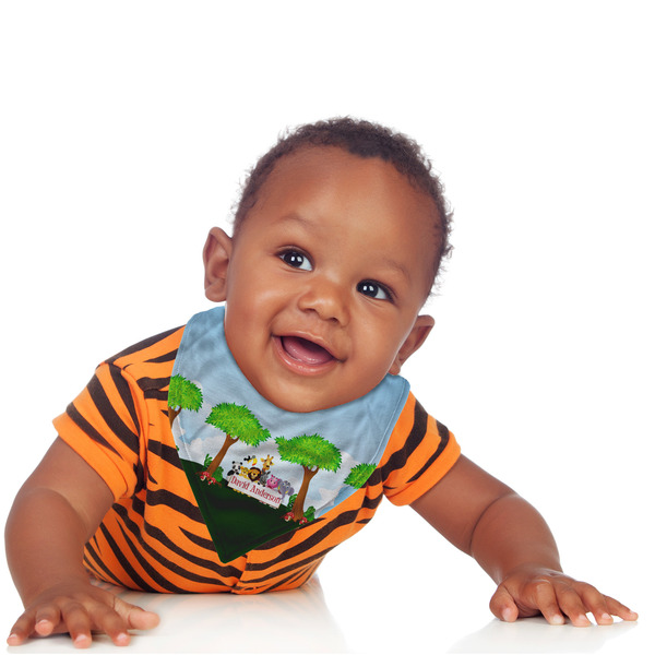 Animals Bandana Bib - (Lifestyle 1 boy)