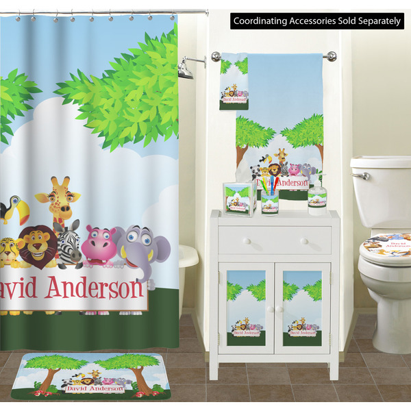 Animals Bathroom Scene