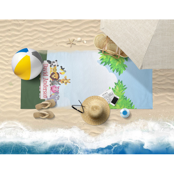 Animals Beach Towel Lifestyle