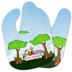 Animals Baby Bib w/ Name or Text
