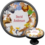 Animals Cabinet Knob (Black) (Personalized)