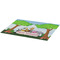 Animals Burlap Placemat (Angle View)