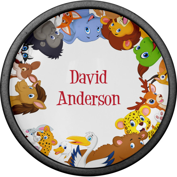 Animals Cabinet Knob - Black - Front