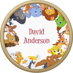 Animals Cabinet Knob - Gold (Personalized)
