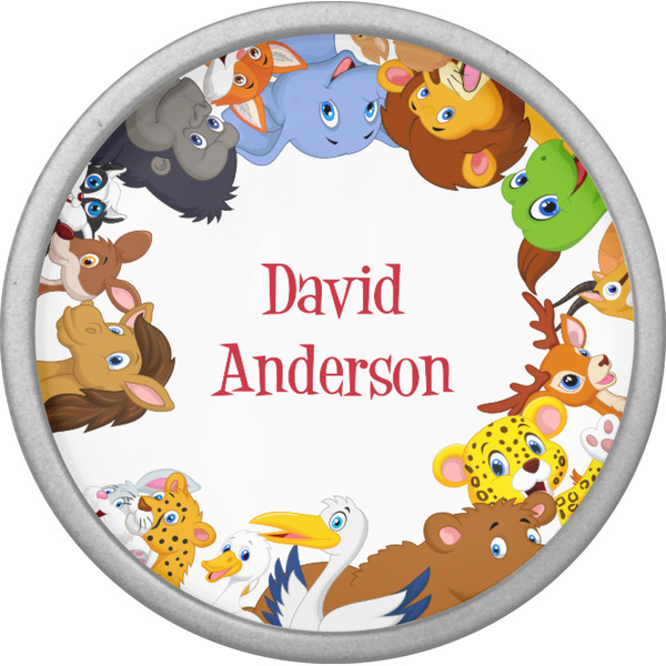 Animals Cabinet Knob - Nickel - Front