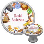 Animals Cabinet Knob (Silver) (Personalized)