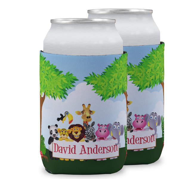 Custom Animals Can Cooler (12 oz) w/ Name or Text