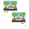 Animals Car Flag - 11" x 8" - Front & Back View