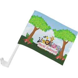 Animals Car Flag - Small w/ Name or Text