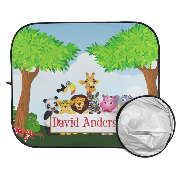 Animals Car Sun Shades - FOLDED & UNFOLDED