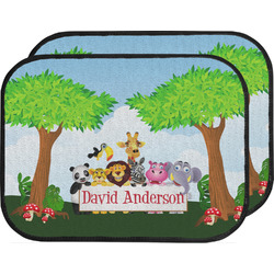 Animals Car Floor Mats (Back Seat) (Personalized)