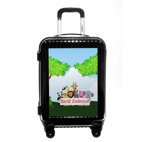 Custom Animals Carry On Hard Shell Suitcase (Personalized)