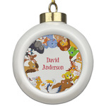 Animals Ceramic Ball Ornament (Personalized)