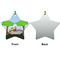 Animals Ceramic Flat Ornament - Star Front & Back (APPROVAL)