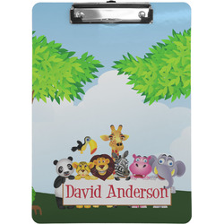 Animals Clipboard (Letter Size) w/ Name or Text