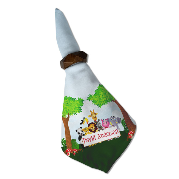 Animals Cloth Napkins - Personalized Dinner (Folded in Ring) (MAIN)