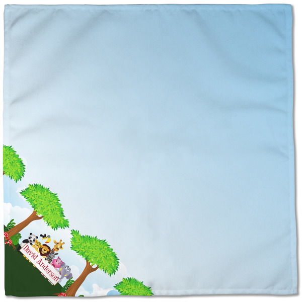 Animals Cloth Napkins - Personalized Dinner (Full Open)