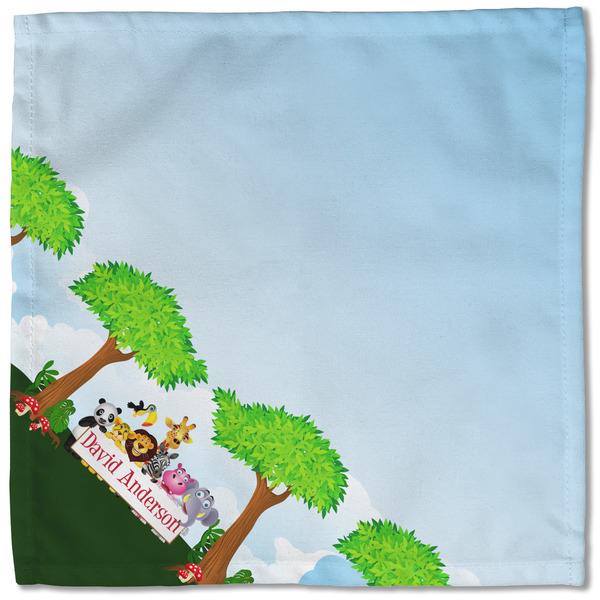 Animals Cloth Napkins - Personalized Lunch (Single Full Open)