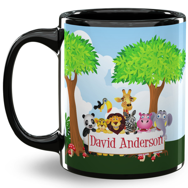 Custom Animals 11 Oz Coffee Mug - Black (Personalized)