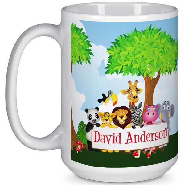 Custom Animals 15 Oz Coffee Mug - White (Personalized)