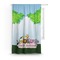 Animals Curtain With Window and Rod