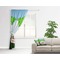 Animals Curtain With Window and Rod - in Room Matching Pillow