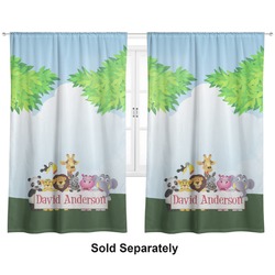 Animals Curtain Panel - Custom Size (Personalized)