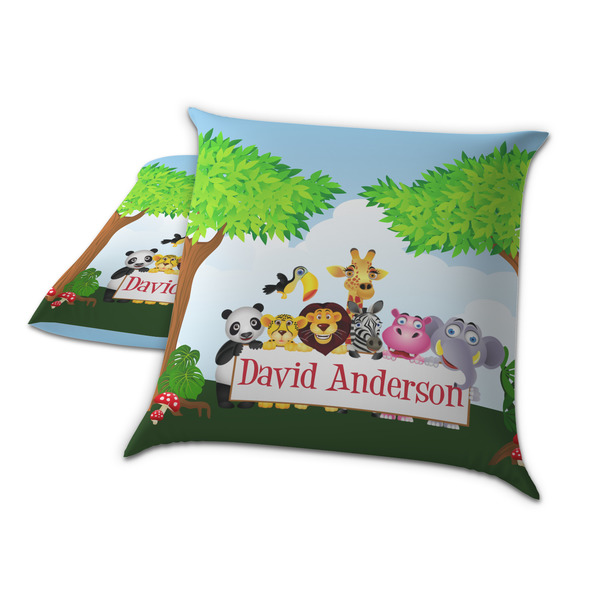 Animals Decorative Pillow Case - TWO