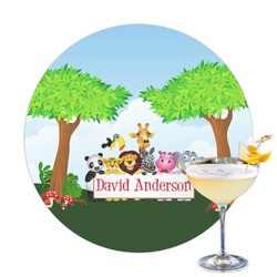 Animals Printed Drink Topper (Personalized)