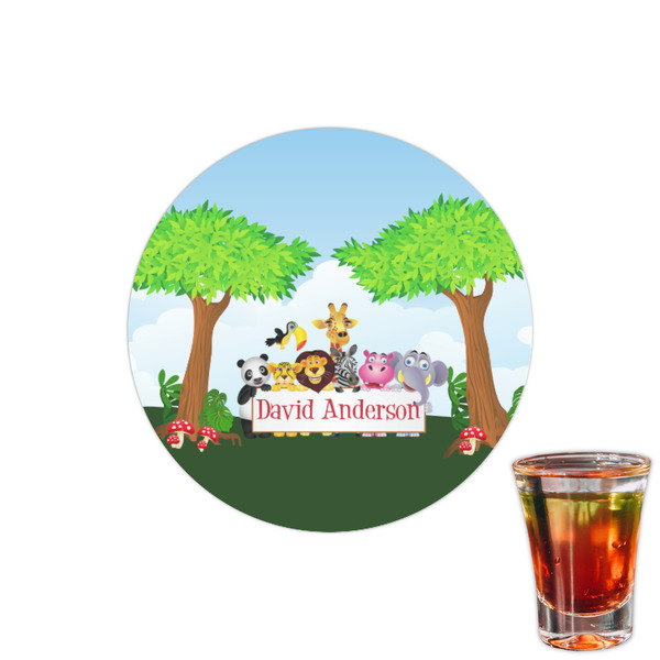 Custom Animals Printed Drink Topper - 1.5" (Personalized)