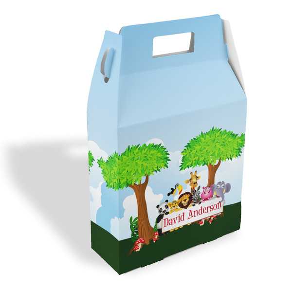 Custom Animals Gable Favor Box (Personalized)