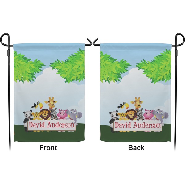 Animals Garden Flag - Double Sided Front and Back