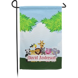 Animals Small Garden Flag - Double Sided w/ Name or Text