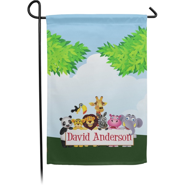 Custom Animals Small Garden Flag - Double Sided w/ Name or Text