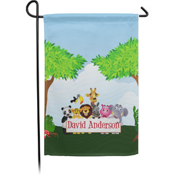 Animals Small Garden Flag - Single Sided w/ Name or Text