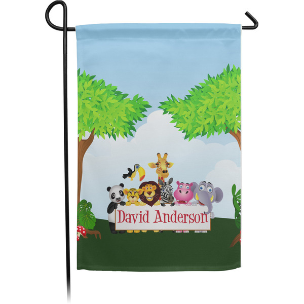 Custom Animals Small Garden Flag - Single Sided w/ Name or Text