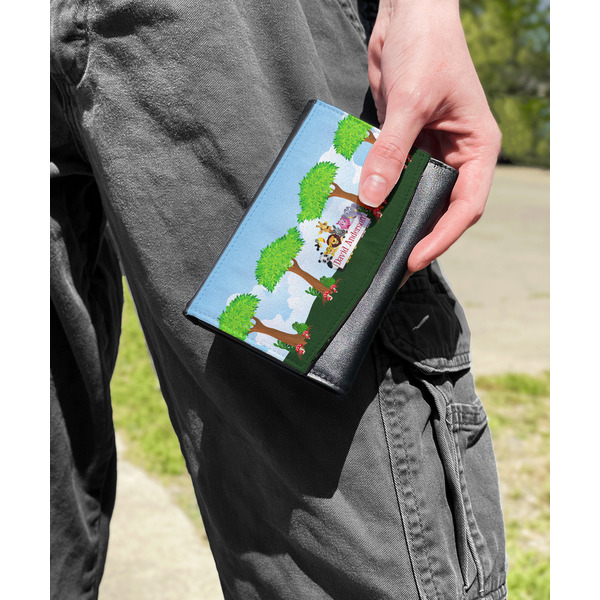 Animals Genuine Leather Womens Wallet - In Context