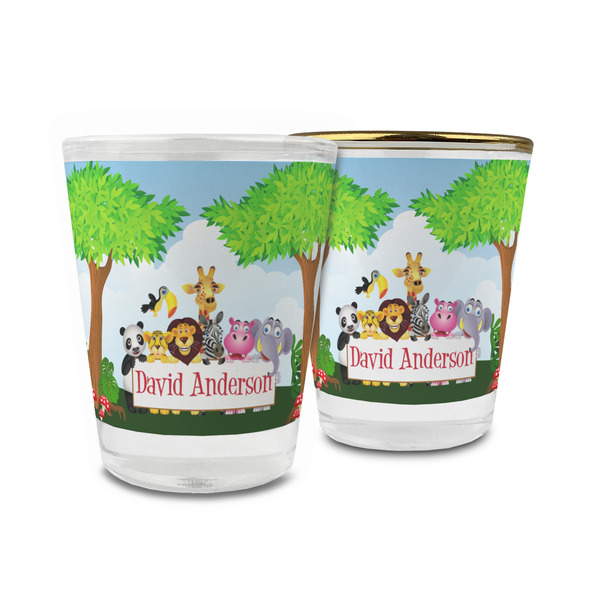 Custom Animals Glass Shot Glass - 1.5 oz (Personalized)