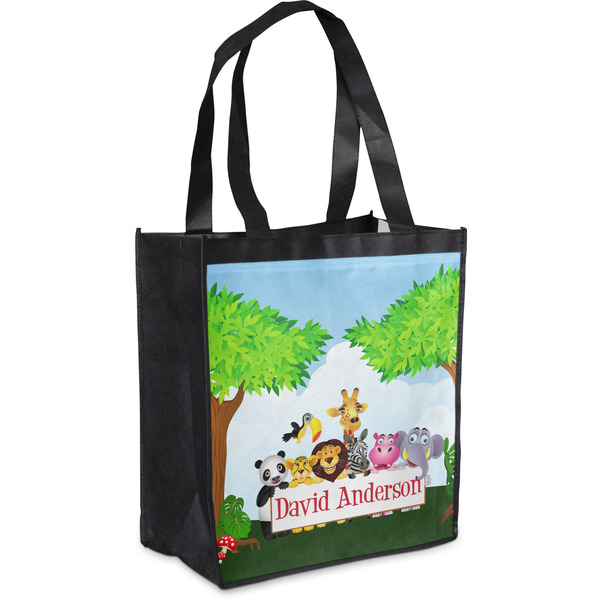 Custom Animals Grocery Bag w/ Name or Text