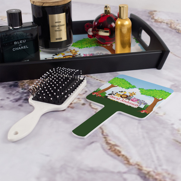 Animals Hand Mirror - With Hair Brush
