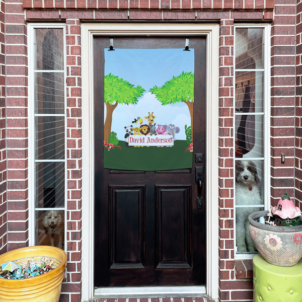 Animals House Flags - Double Sided - (Over the door) LIFESTYLE
