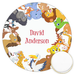 Animals Printed Cookie Topper - 3.25" (Personalized)